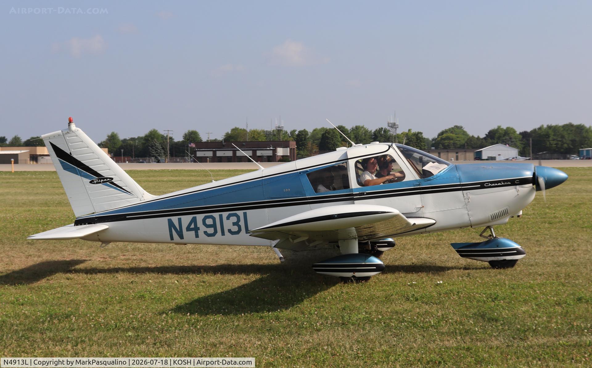 Aircraft N4913L, 1967 Piper PA-28-180, c/n 28-4278, Piper PA-28-180, at KOSH, photo by MarkPasqualino