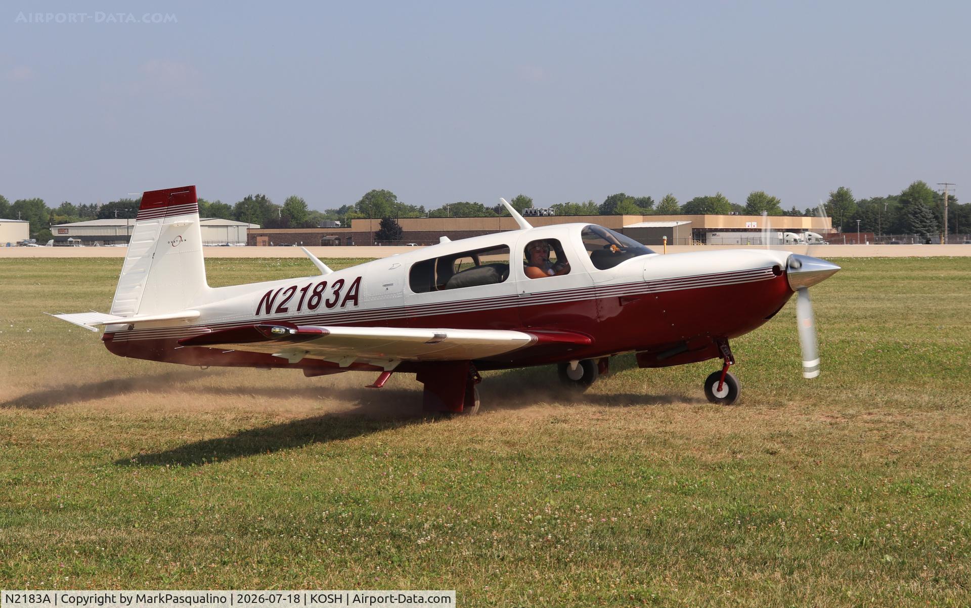 Aircraft N2183A, 1999 Mooney M20R Ovation, c/n 29-0198, Mooney M20R, at KOSH, photo by MarkPasqualino