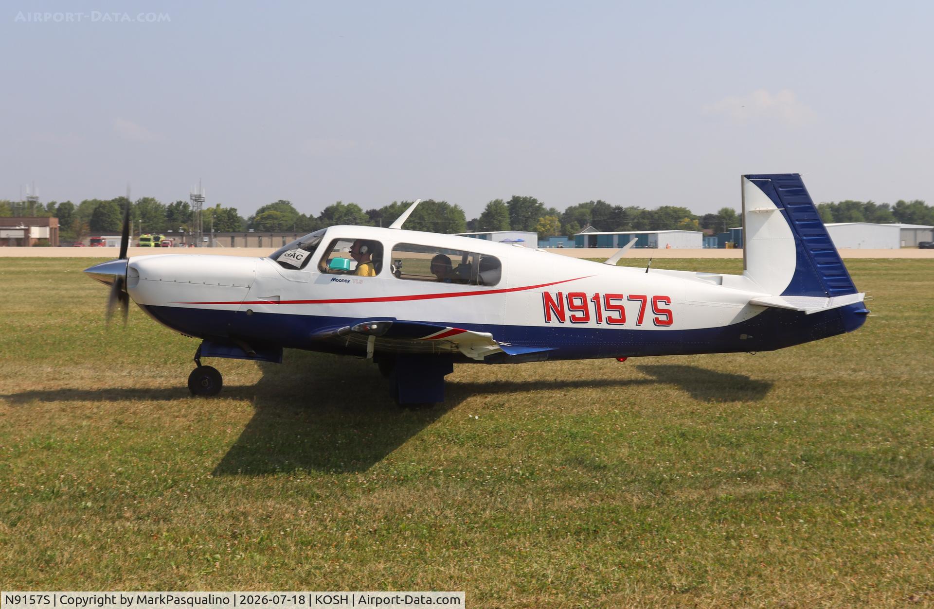 Aircraft N9157S, 1994 Mooney M20M Bravo, c/n 27-0181, Mooney M20M, at KOSH, photo by MarkPasqualino