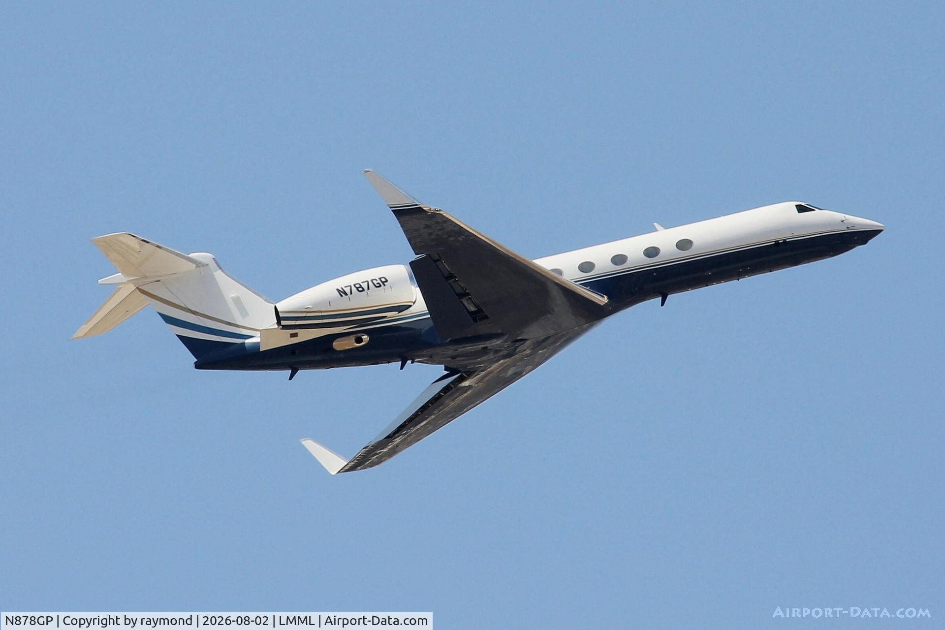 Aircraft N878GP, Agusta A-109E Power, c/n 11201, Gulfstream G550 reg N878GP (Private) taking off from Malta RW31., at LMML, photo by raymond