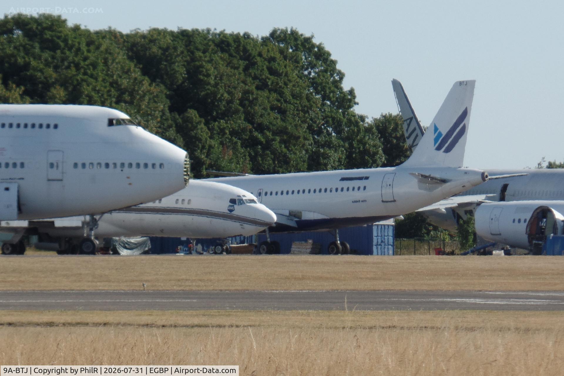 Aircraft 9A-BTJ, 2002 Airbus A319-112, c/n 1808, 9A-BTJ 2002 Airbus A319-112 Trade Air-My Wings Kemble, at EGBP, photo by PhilR