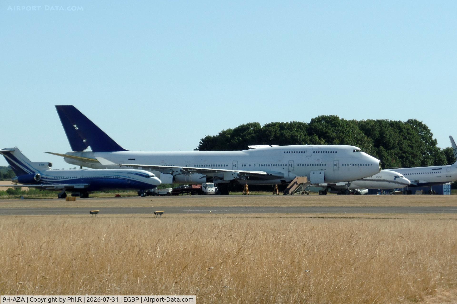 Aircraft 9H-AZA, 2004 Boeing 747-428, c/n 32871 l/n 1343, 9H-AZA 2004 Boeing 747-428F Air Atlanta Europe Kemble, at EGBP, photo by PhilR