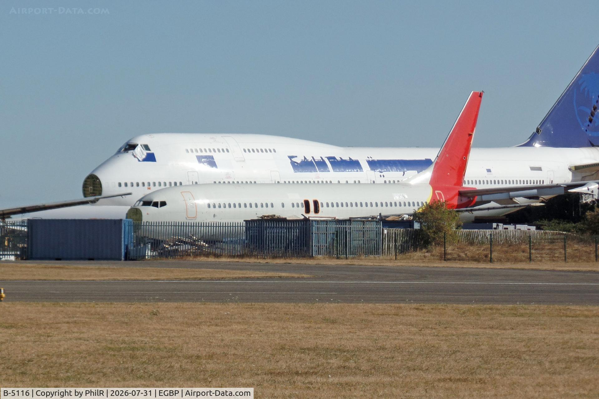 Aircraft B-5116, 2005 Boeing 737-8FH, c/n 29672 l/n 1745, B-5116 2005 Boeing 737-8FH Air Changan Kemble, at EGBP, photo by PhilR