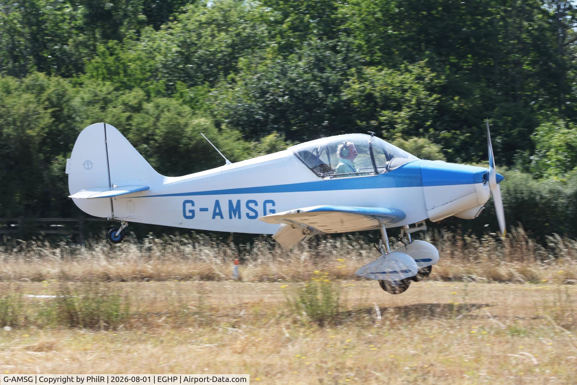 Aircraft G-AMSG, 1961 SAN Jodel D-140A Mousequetaire, c/n 49, G-AMSG 1951 SIPA 903 Jodel Fly In Popham, at EGHP, photo by PhilR