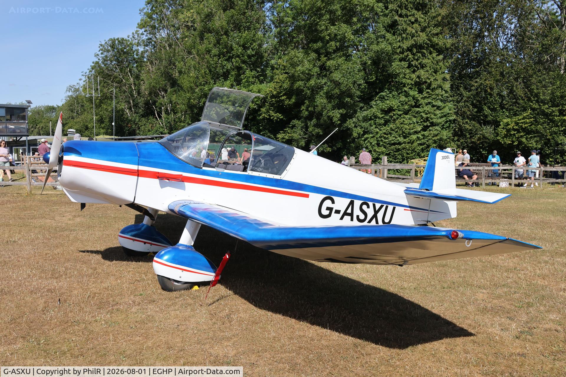 Aircraft G-ASXU, 1961 Jodel (Wassmer) D-120A Paris-Nice, c/n 196, G-ASXU (F-BKAG) 1961 Societe Des Etablissements Benjamin Wassmer Jodel D120A Jodel Paris-Nice Fly In Popham, at EGHP, photo by PhilR