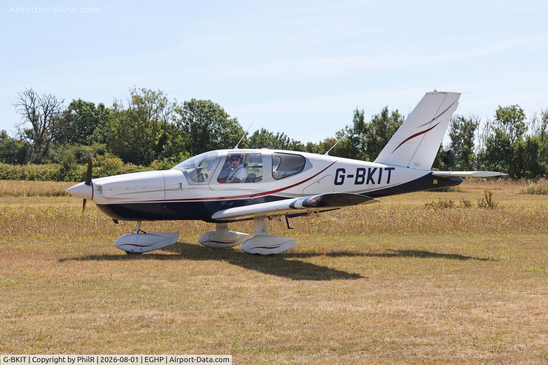 Aircraft G-BKIT, 1983 Socata TB-9 Tampico, c/n 330, G-BIKT 1983 Societe De Construction D'Avions De Tourisme Et D'Affaires SOCATA TB9 Tampico Jodel Fly In Popham, at EGHP, photo by PhilR