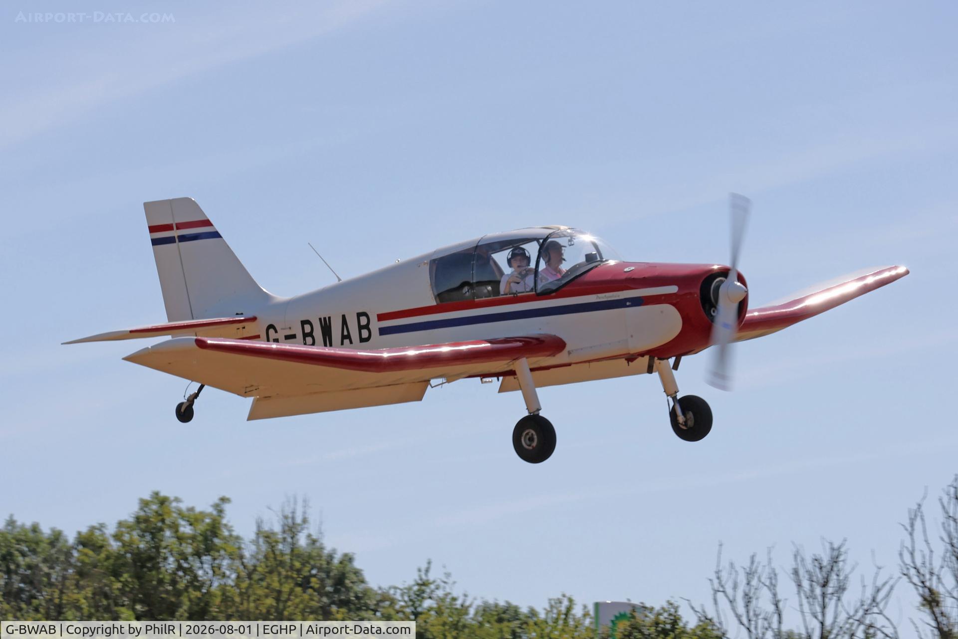 Aircraft G-BWAB, 1999 Jodel D14, c/n PFA 251-12469, G-BWAB 1999 Jodel D14 Jodel Fly In Popham, at EGHP, photo by PhilR