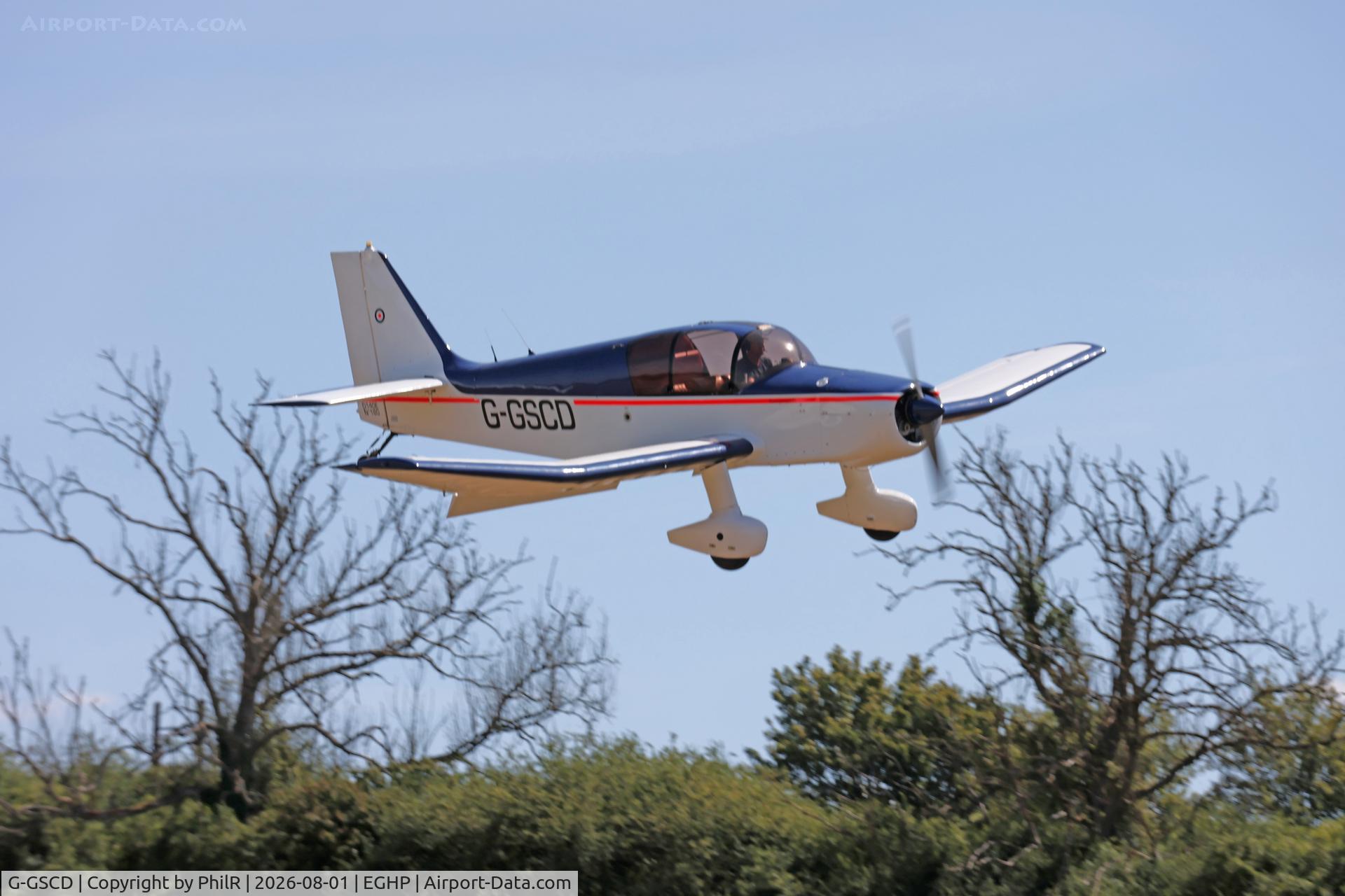 Aircraft G-GSCD, 1966 SAN Jodel D-140E Mousquetaire IV, c/n 180, G-GSCD 1964 SAN Jodel D140E Mousquetaire Jodel Fly In Popham(1).jpg, at EGHP, photo by PhilR