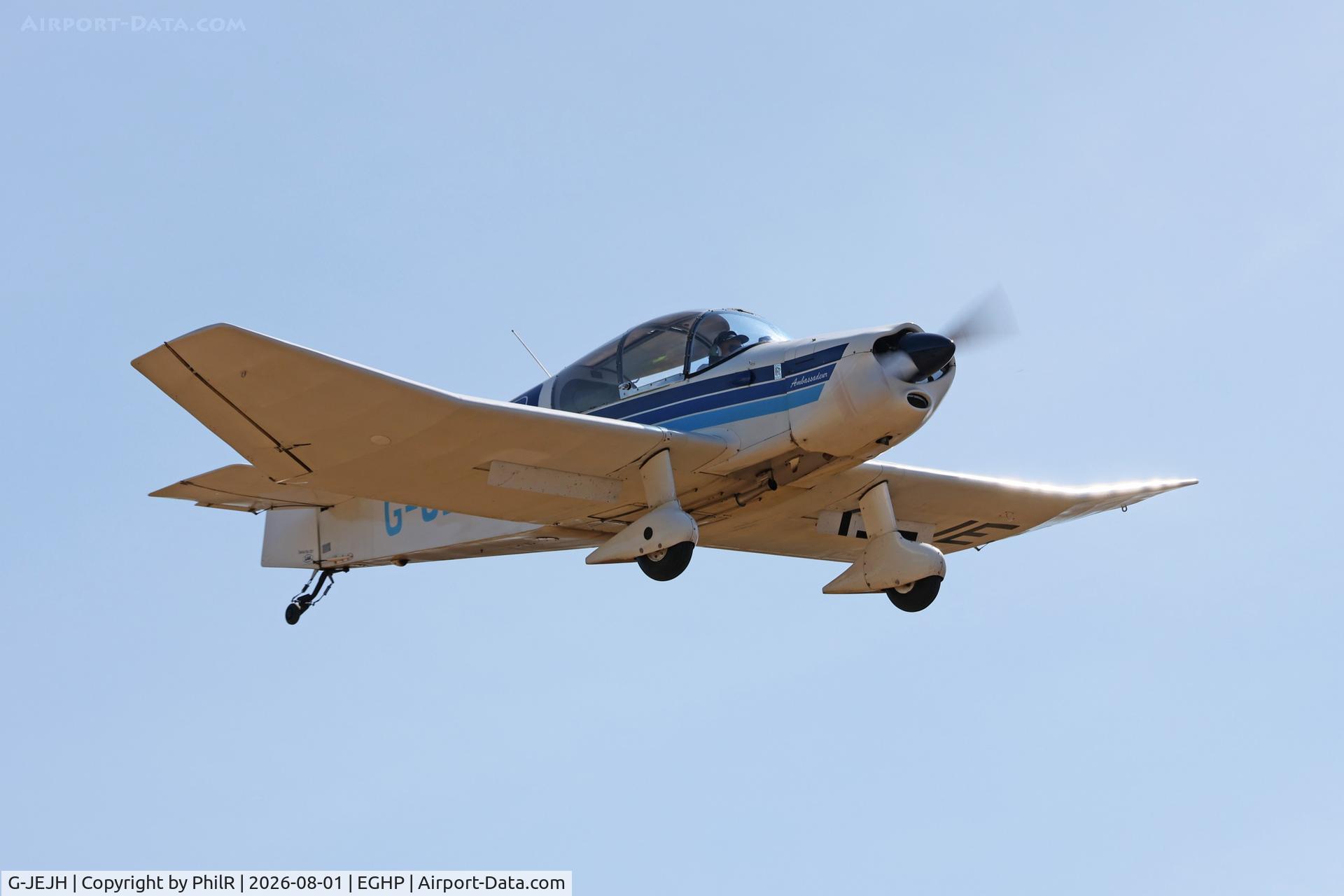 Aircraft G-JEJH, 1962 Jodel DR-1050 Ambassadeur, c/n 301, G-JEJH 1962 CEA Jodel DR1050 Ambassadeur Jodel Fly In Popham (1).jpg, at EGHP, photo by PhilR