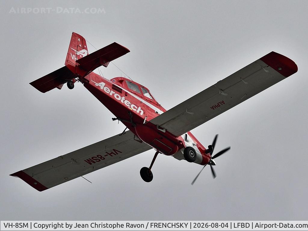 Aircraft VH-8SM, Air Tractor AT-802, c/n 802-1022, Aerotech, at LFBD, photo by Jean Christophe Ravon / FRENCHSKY