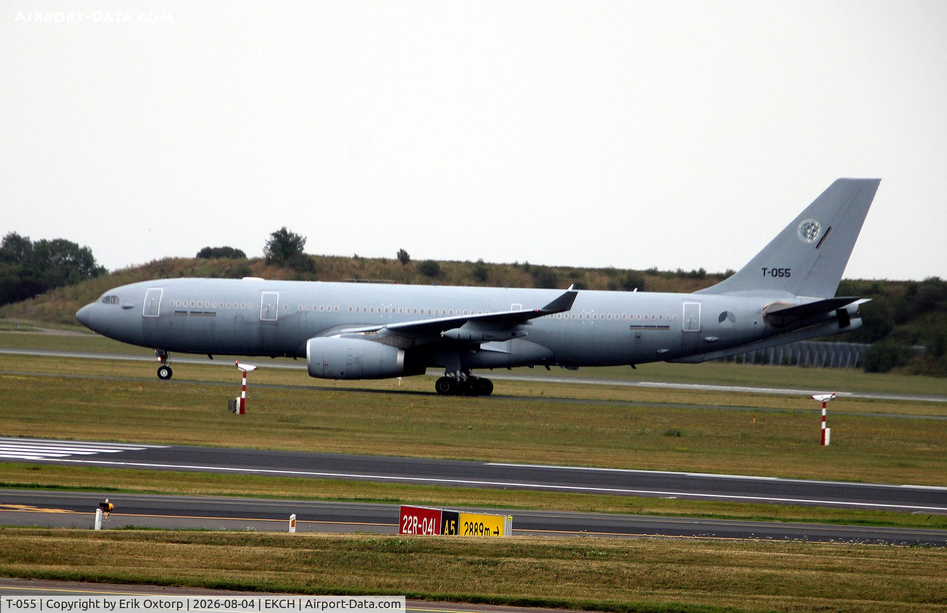 Aircraft T-055, 2019 Airbus KC-30M (A330-243MRTT), c/n 1911, T-055 landed rw 22L, at EKCH, photo by Erik Oxtorp