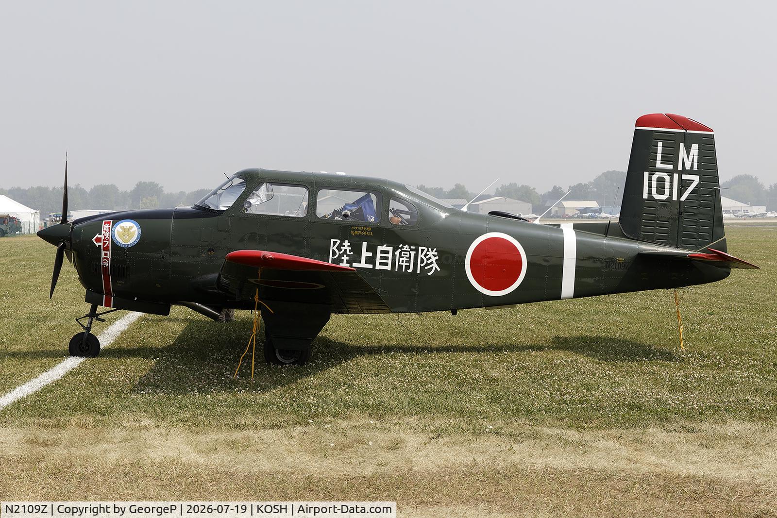 Aircraft N2109Z, 1956 Fuji LM-1, c/n 21017, Airventure 2026., at KOSH, photo by GeorgeP