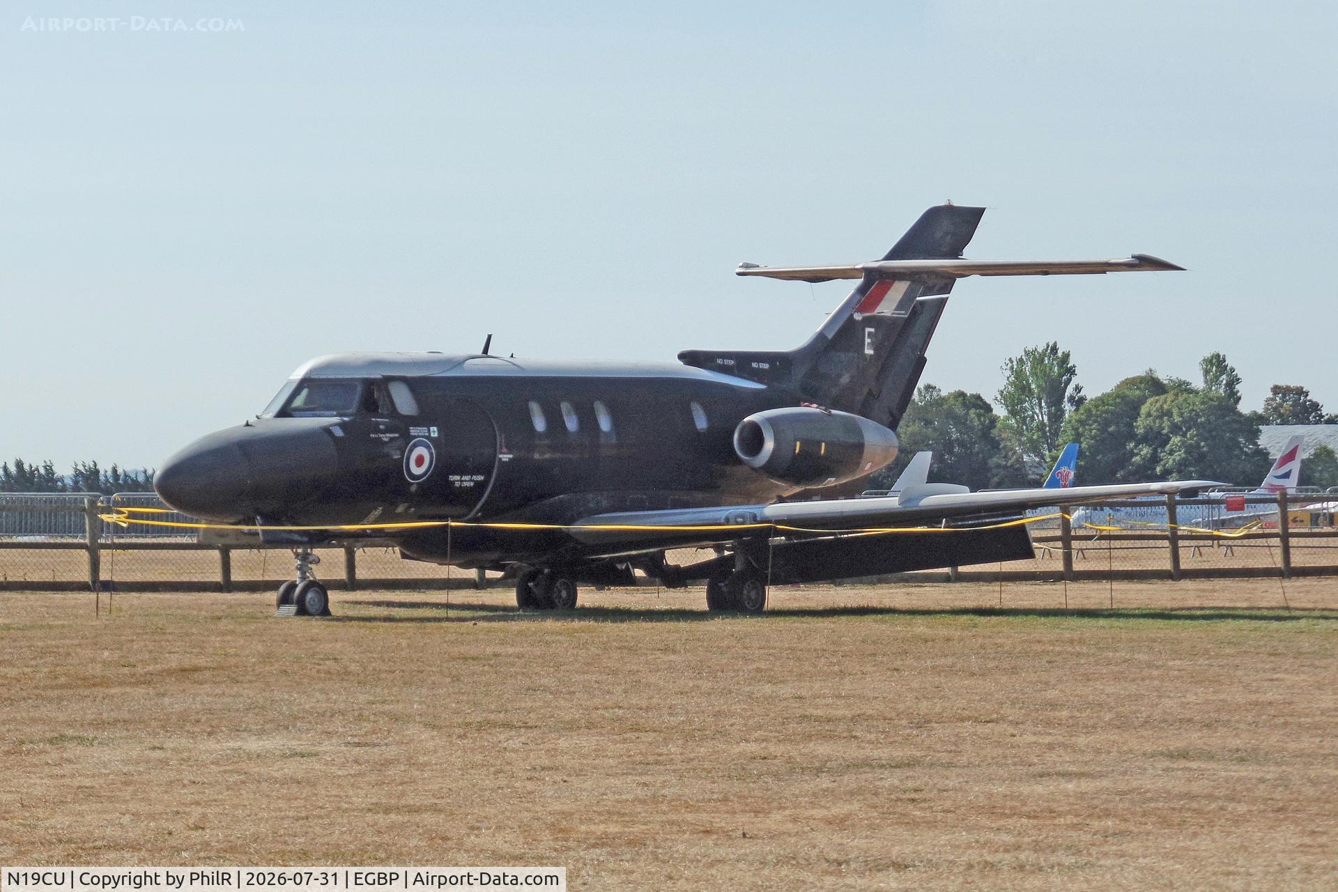 Aircraft N19CU, 1965 Hawker Siddeley HS.125 Dominie T.1, c/n 25048, N19CU (XS739) 1965 HS 125 T1 Dominie Kemble, at EGBP, photo by PhilR