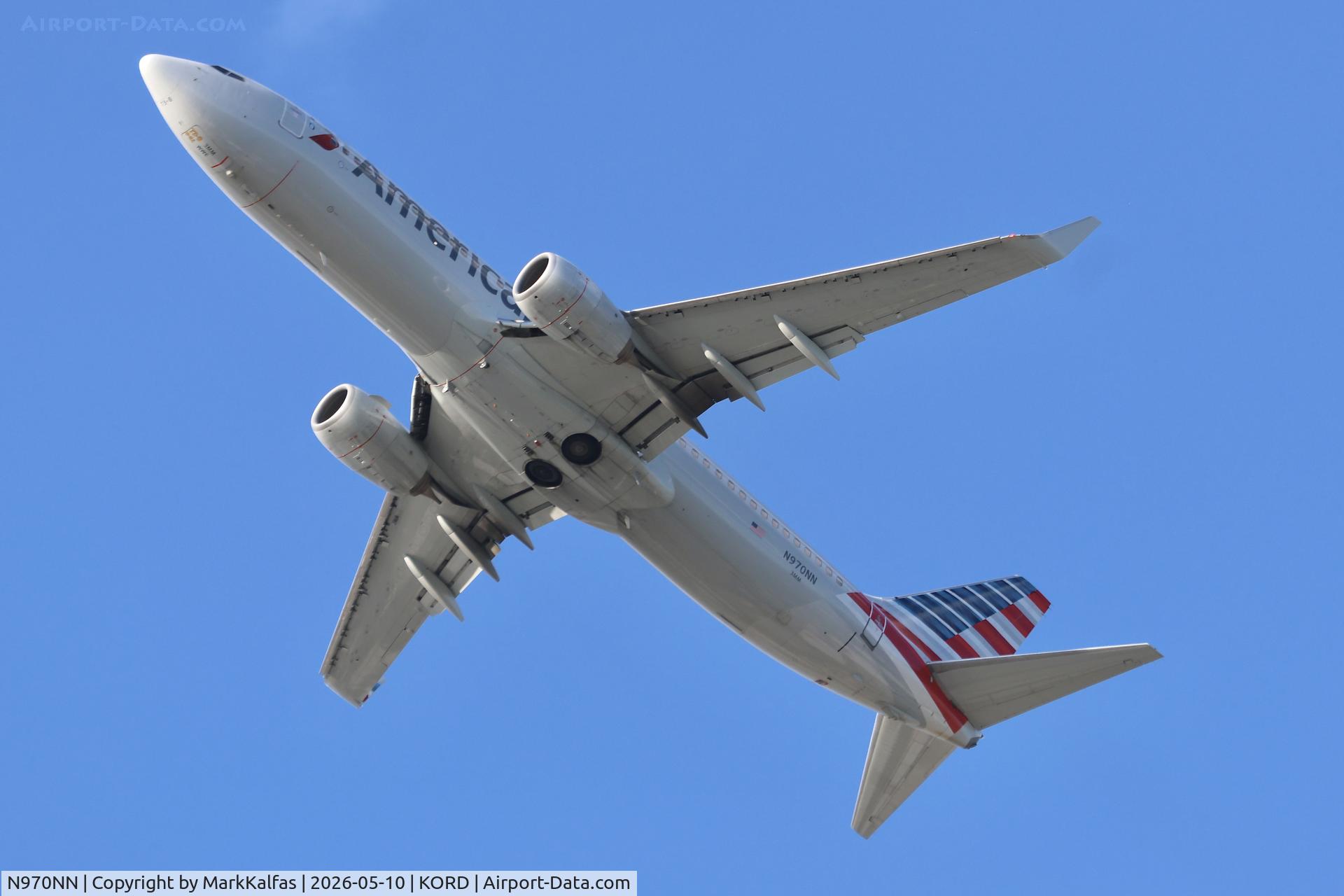 Aircraft N970NN, 2015 Boeing 737-823, c/n 31217 l/n 5413, B738 American Boeing 737-823 N970NN departing 28R KORD, at KORD, photo by MarkKalfas