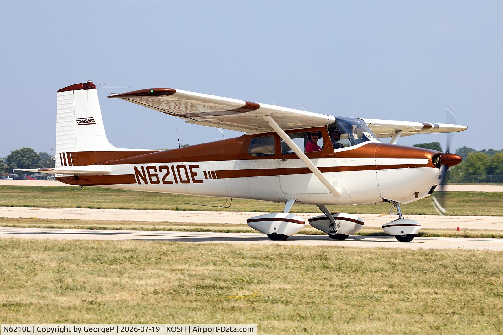 Aircraft N6210E, 1958 Cessna 172, c/n 46310, Airventure 2026., at KOSH, photo by GeorgeP
