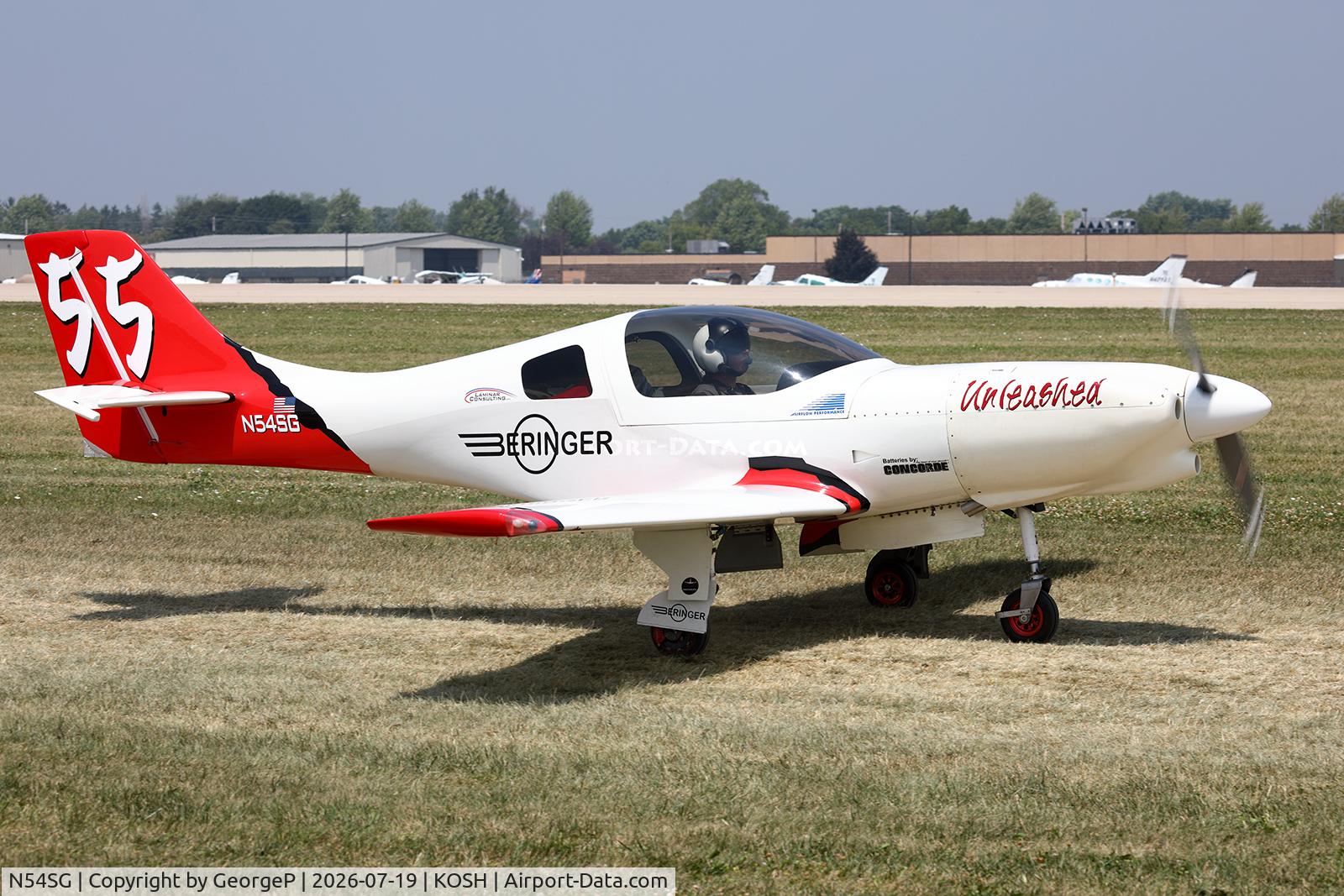 Aircraft N54SG, 1995 Lancair 360, c/n 080275, Airventure 2026., at KOSH, photo by GeorgeP