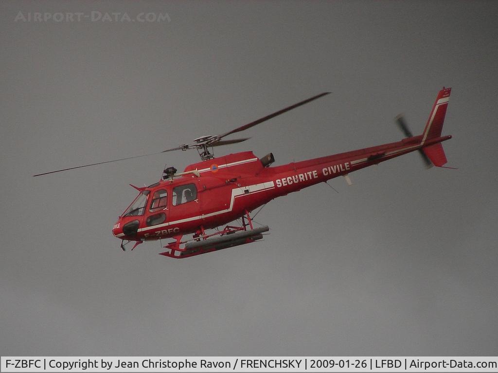 Aircraft F-ZBFC, Aerospatiale AS-350B-2 Ecureuil, c/n 2109, Sécurité Civile, at LFBD, photo by Jean Christophe Ravon / FRENCHSKY