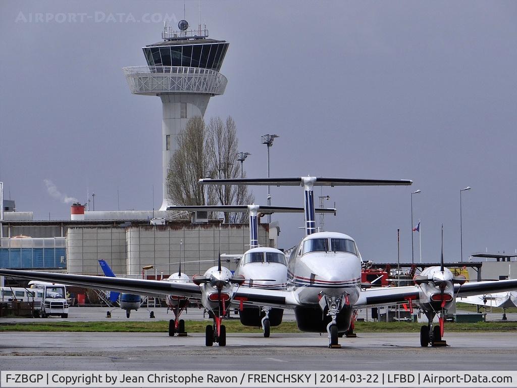 Aircraft F-ZBGP, 2012 Hawker Beechcraft 350i Super King Air (B300), c/n FL-802, France Douanes, at LFBD, photo by Jean Christophe Ravon / FRENCHSKY