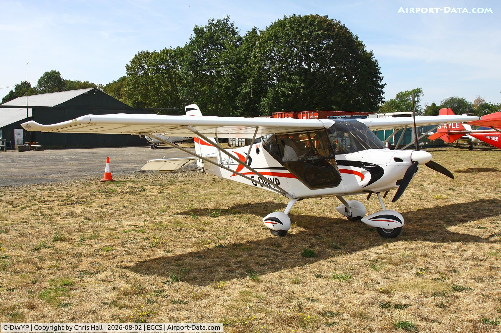 Aircraft G-DWYP, 2022 Best Off SkyRanger Nynja 912S(1), c/n BMAA/HB/743, Sturgate 02/08/26, at EGCS, photo by Chris Hall