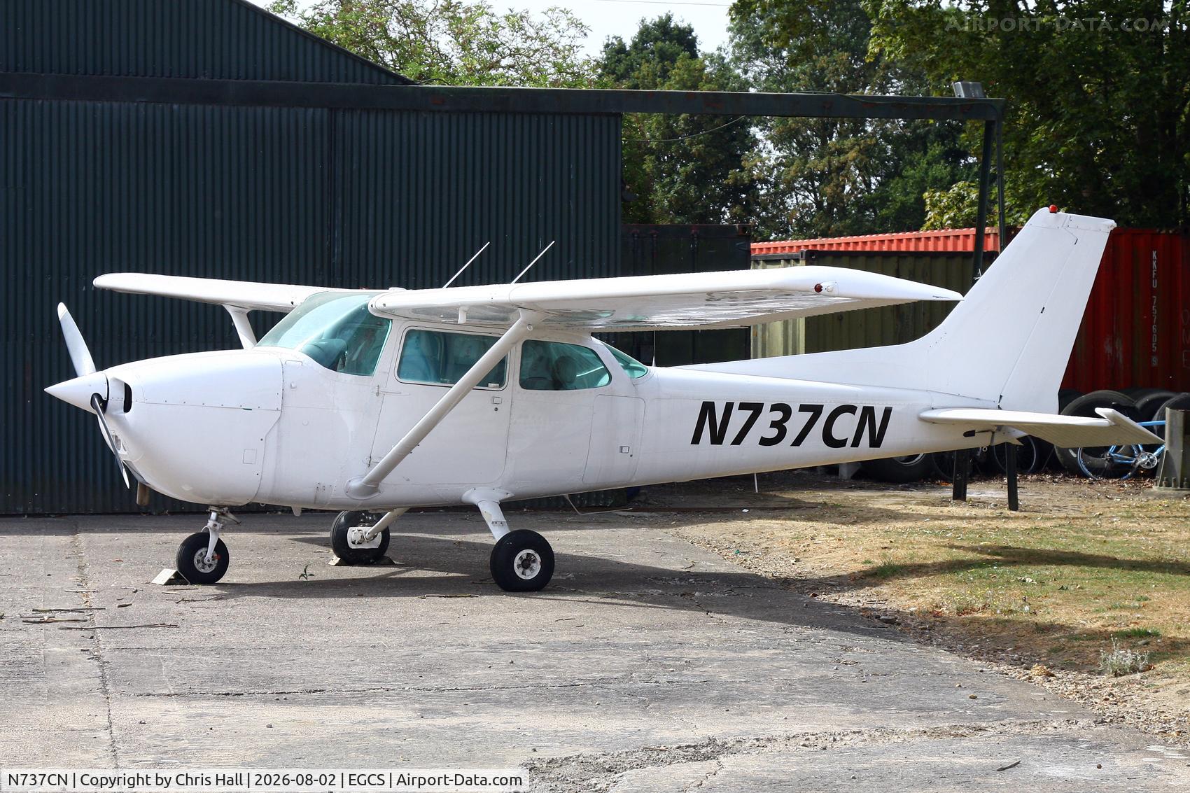 Aircraft N737CN, 1977 Cessna 172N, c/n 172-69315, Sturgate 02/08/26, at EGCS, photo by Chris Hall