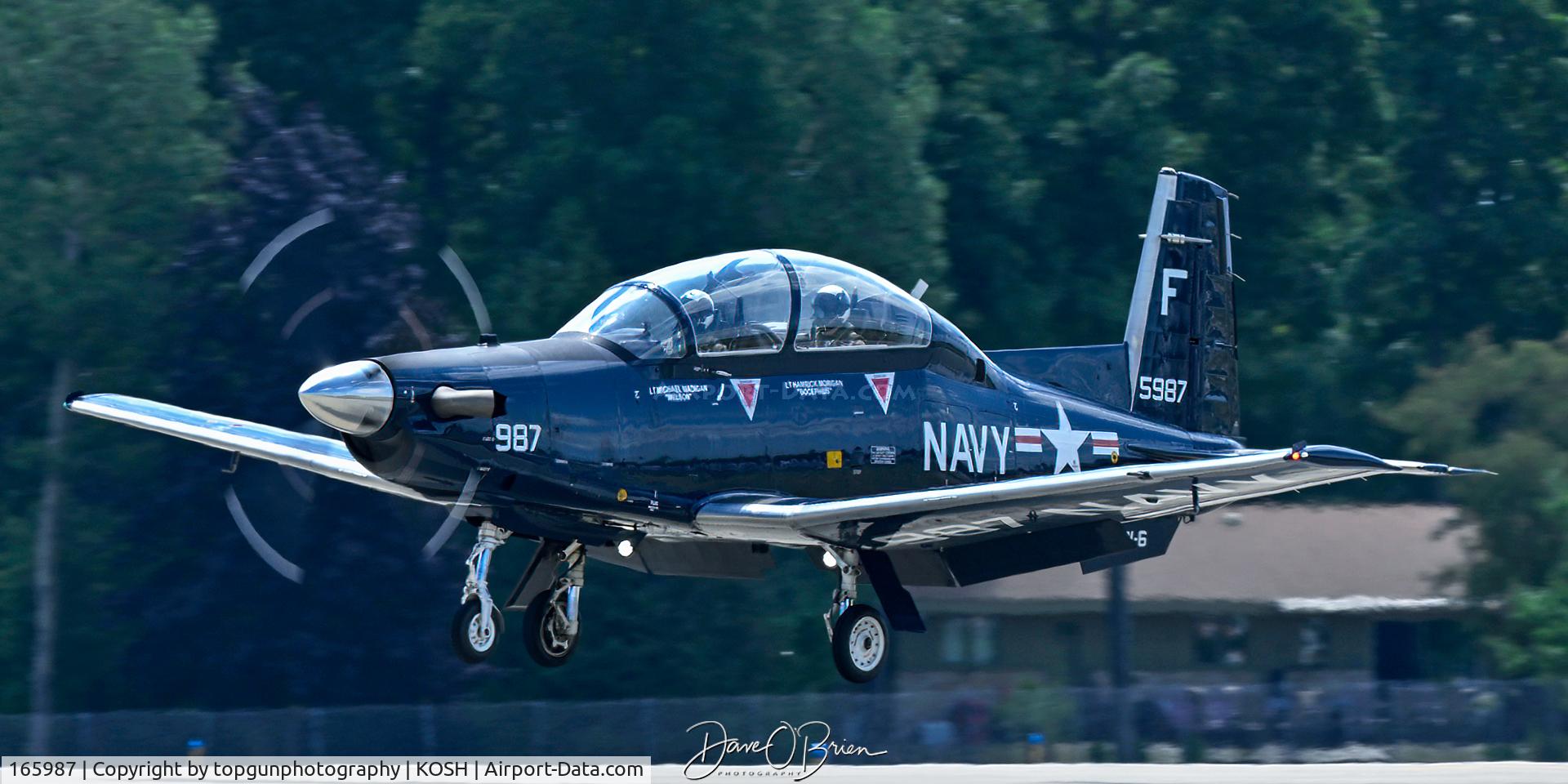 Aircraft 165987, Raytheon T-6A Texan II, c/n PT-157, KATT72, at KOSH, photo by topgunphotography