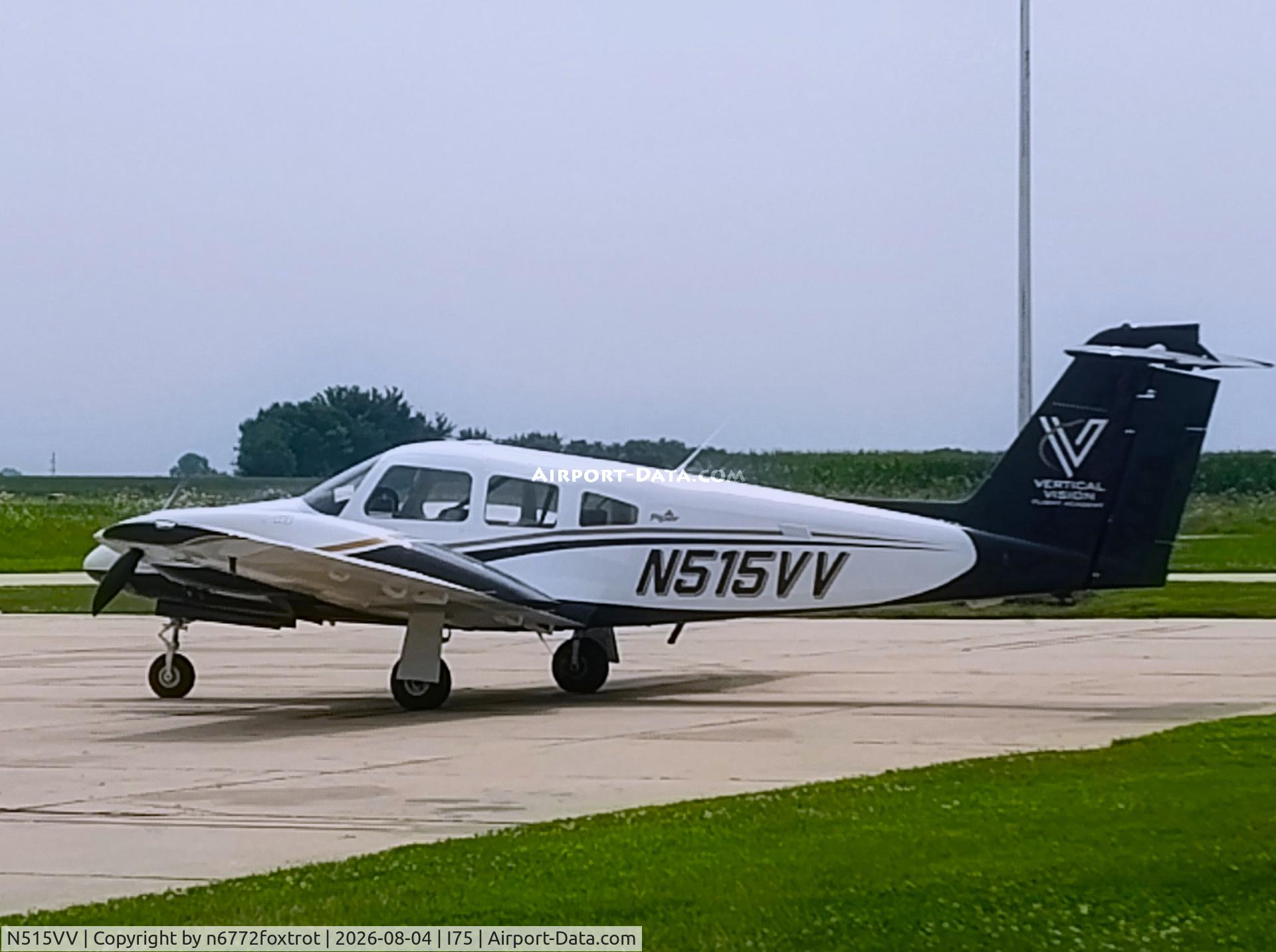 Aircraft N515VV, 2025 PIPER AIRCRAFT INC PA-44-180, c/n 4496620, ON THE RAMP, at I75, photo by n6772foxtrot