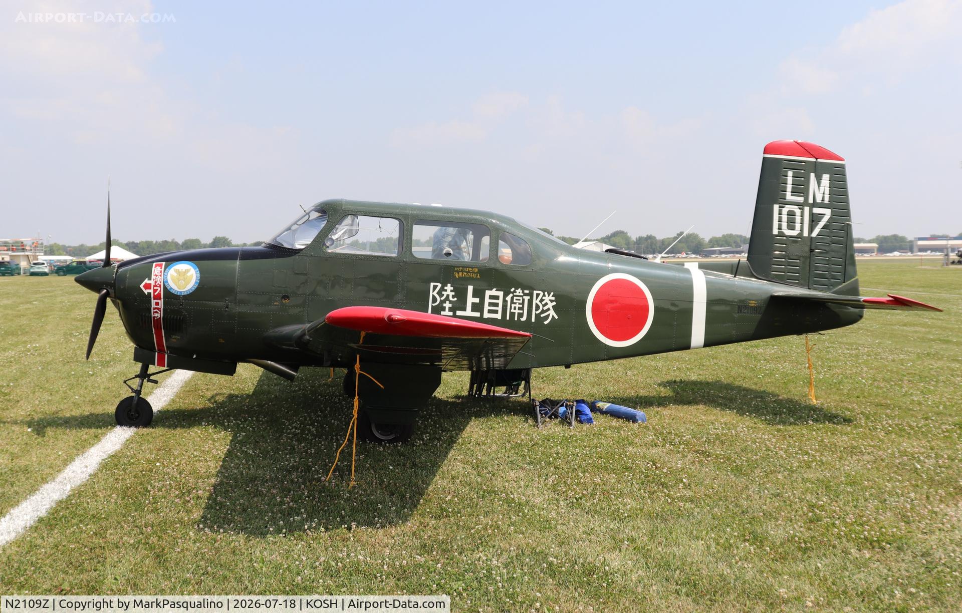 Aircraft N2109Z, 1956 Fuji LM-1, c/n 21017, Fuji LM-1, at KOSH, photo by MarkPasqualino