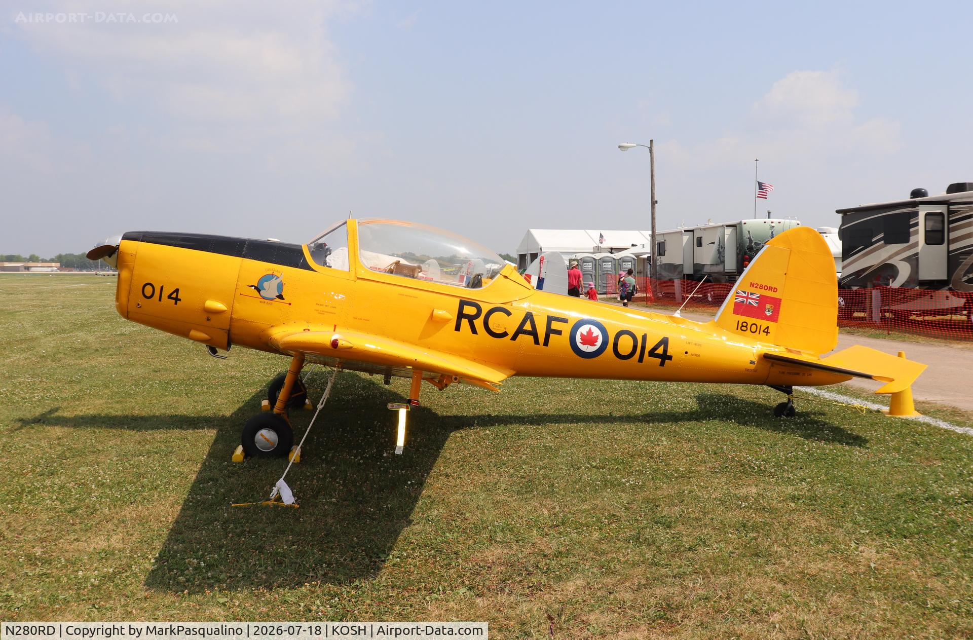 Aircraft N280RD, De Havilland Canada DHC-1B-2-S3, c/n 146-184, DHC-1B-2-53, at KOSH, photo by MarkPasqualino