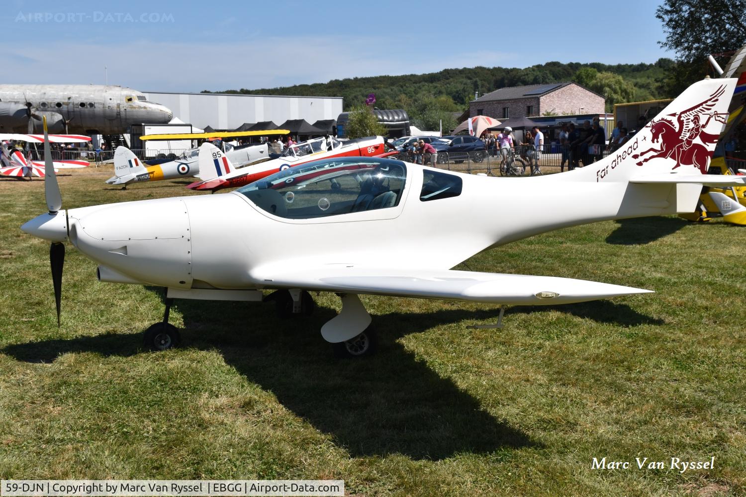 Aircraft 59-DJN, Aveko VL-3 Evolution, c/n VL-3-115, 59DJN F-JUWZ c/n VL-3-115 at Overboelare airfield on 02-08-2026., at EBGG, photo by Marc Van Ryssel