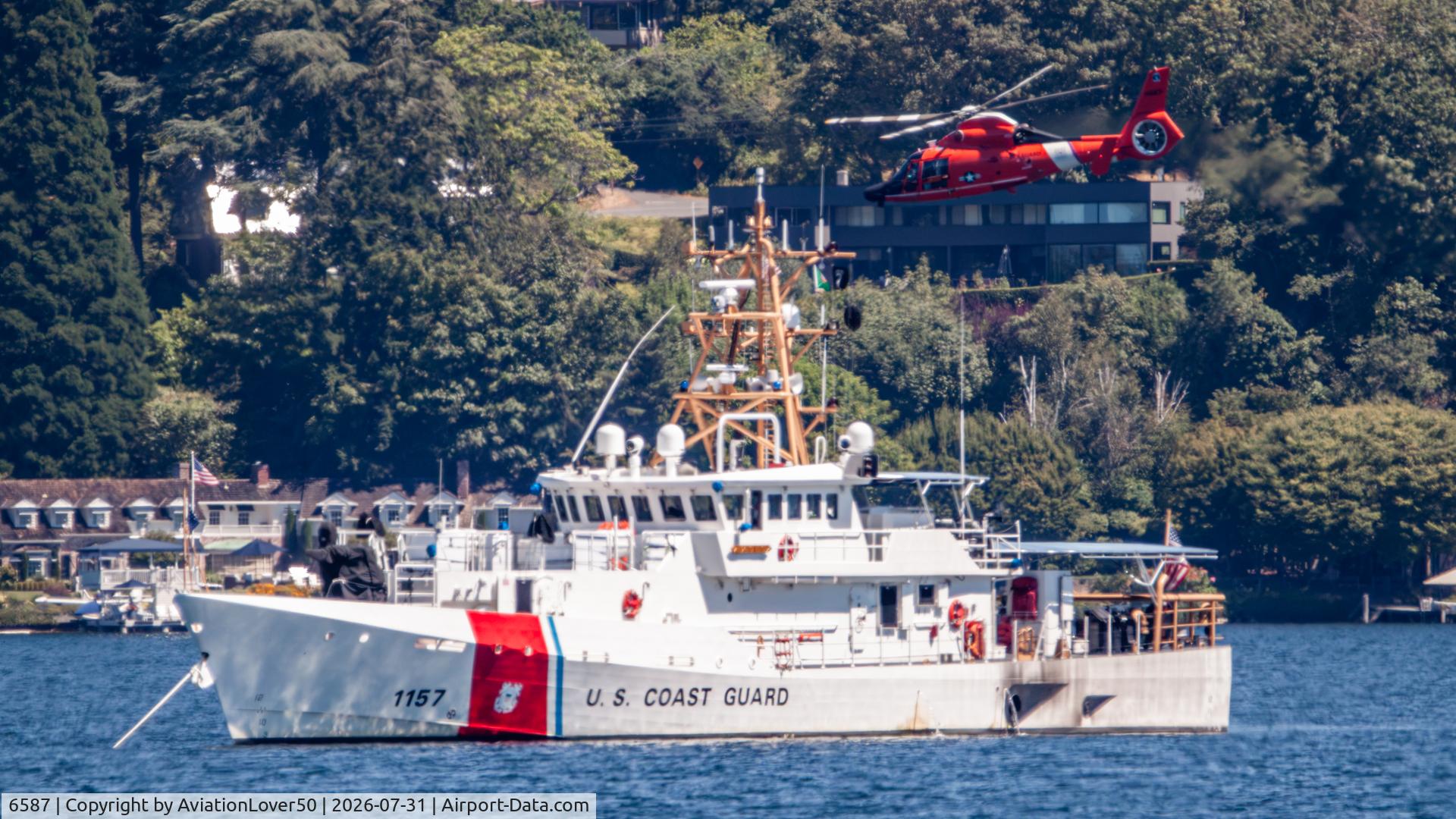Aircraft 6587, 1988 Aerospatiale HH-65C Dolphin, c/n 6287, MH-65E, photo by AviationLover50