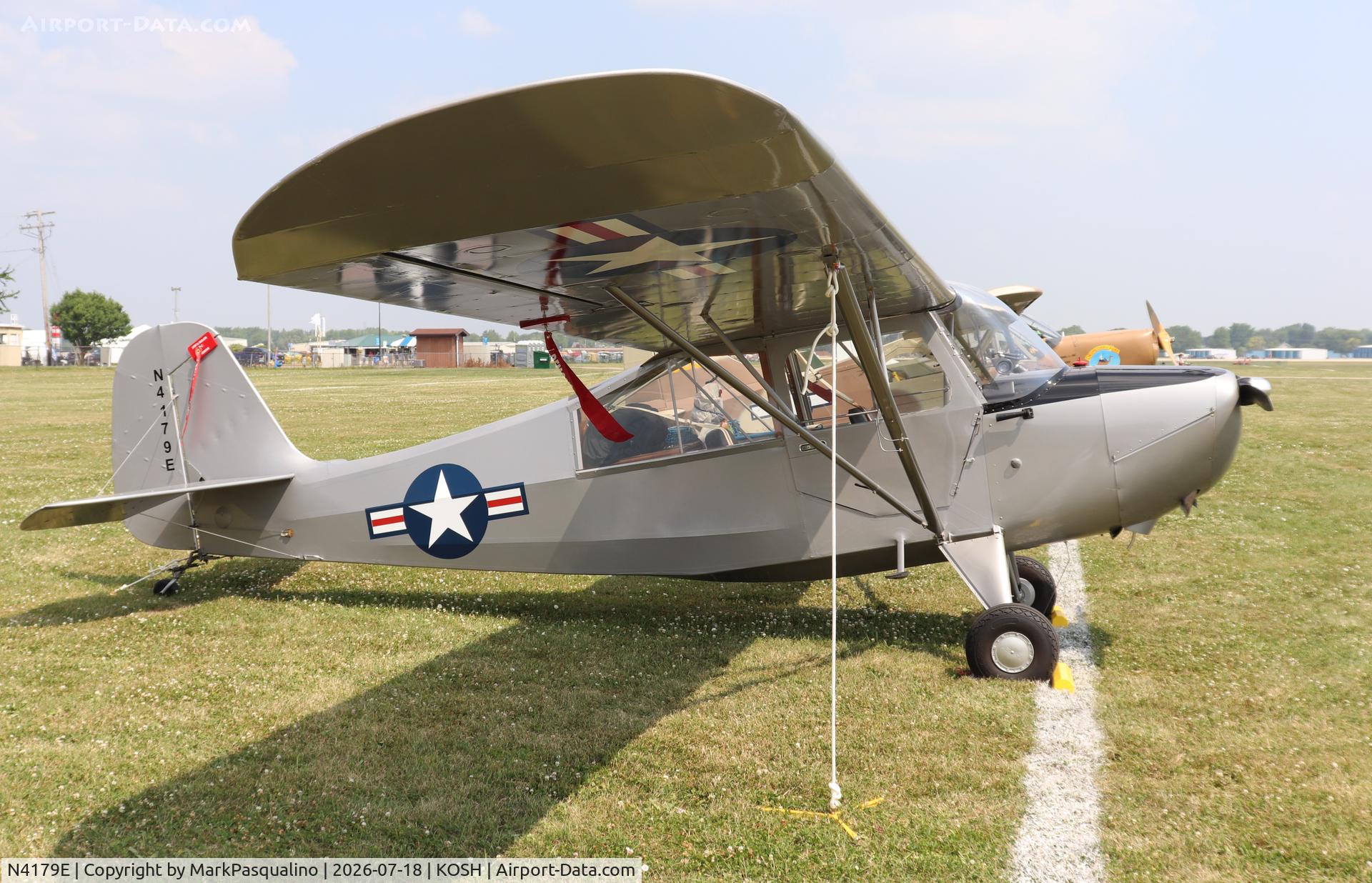 Aircraft N4179E, 1947 Aeronca 7BCM, c/n 7BCM-174, Aeronca 7BCM, at KOSH, photo by MarkPasqualino