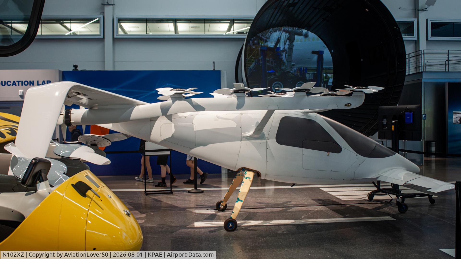 Aircraft N102XZ, 2015 Wisk Aero Gen 3, c/n 1, Wisk Aero Gen 3, at KPAE, photo by AviationLover50