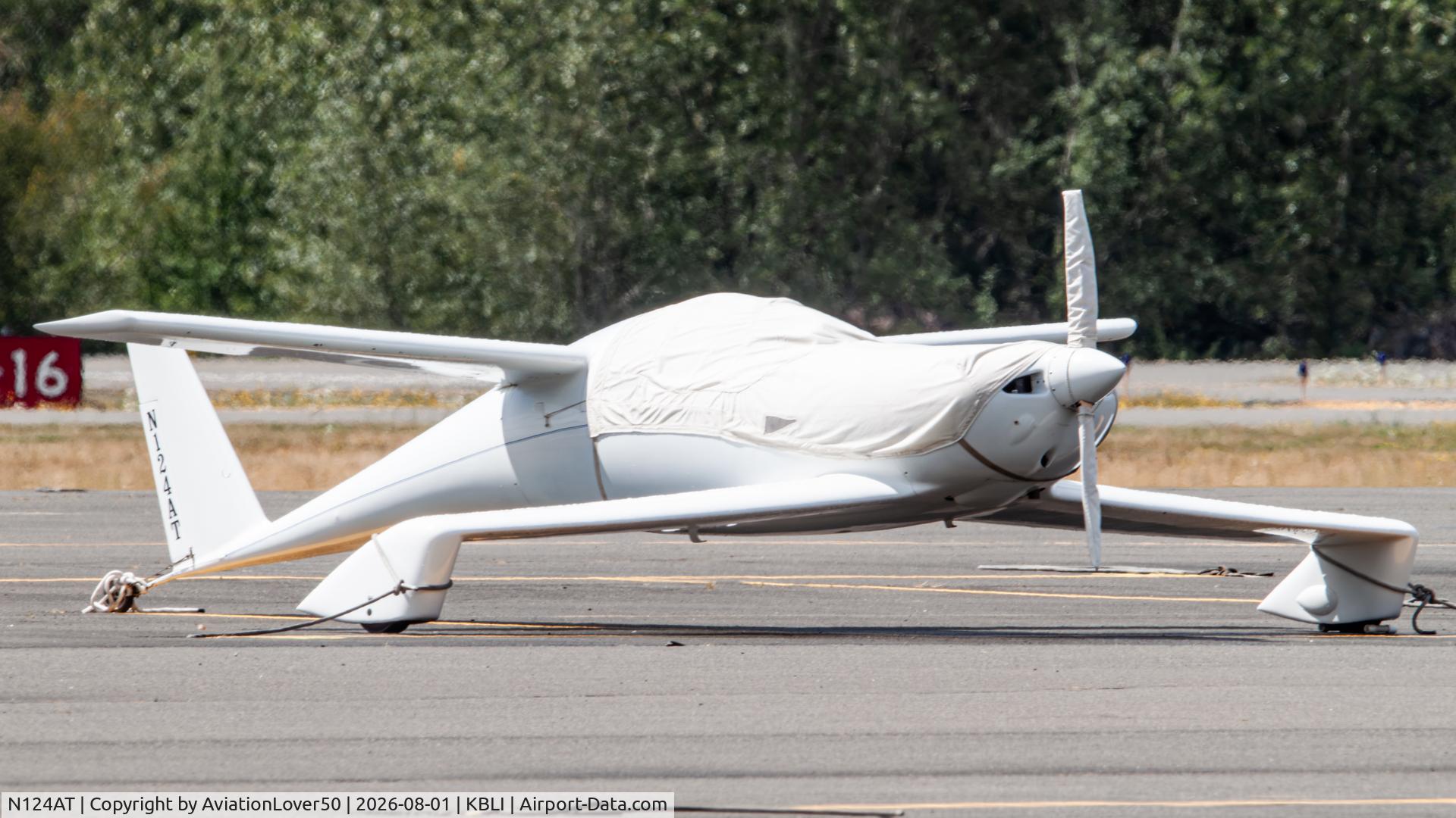 Aircraft N124AT, QAC Quickie Q2, c/n 2178, Quickie Q2, at KBLI, photo by AviationLover50