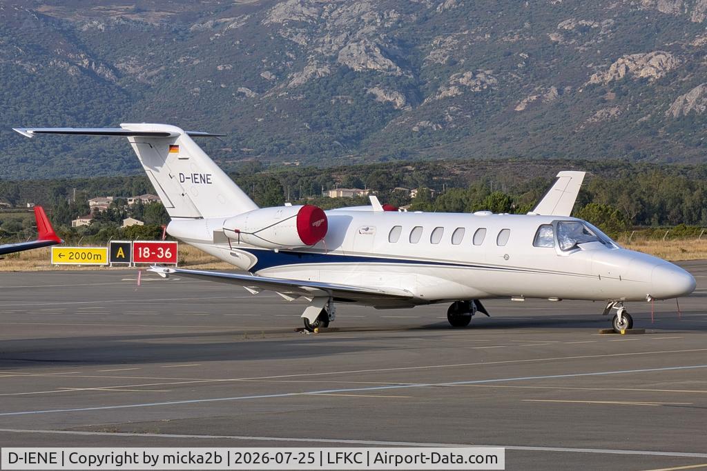 Aircraft D-IENE, 2012 Cessna 525A Citation Jet CJ2, c/n 525A-0501, Parked, at LFKC, photo by micka2b