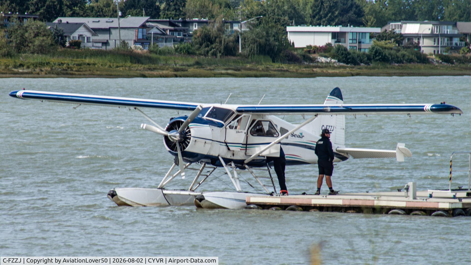 Aircraft C-FZZJ, 1956 De Havilland Canada DHC-2 Beaver Mk.1, c/n 1019, Seair Seaplanes Beaver, at CYVR, photo by AviationLover50