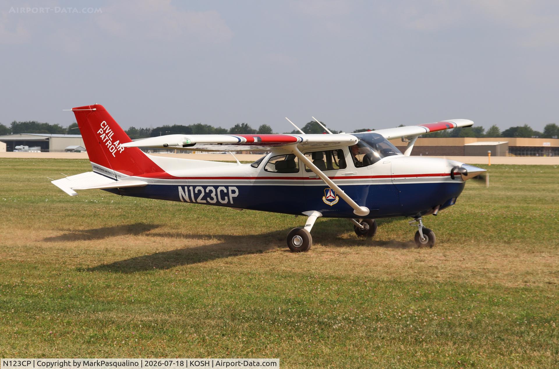 Aircraft N123CP, 2026 Cessna 172S, c/n 72S13483, Cessna 172S, at KOSH, photo by MarkPasqualino