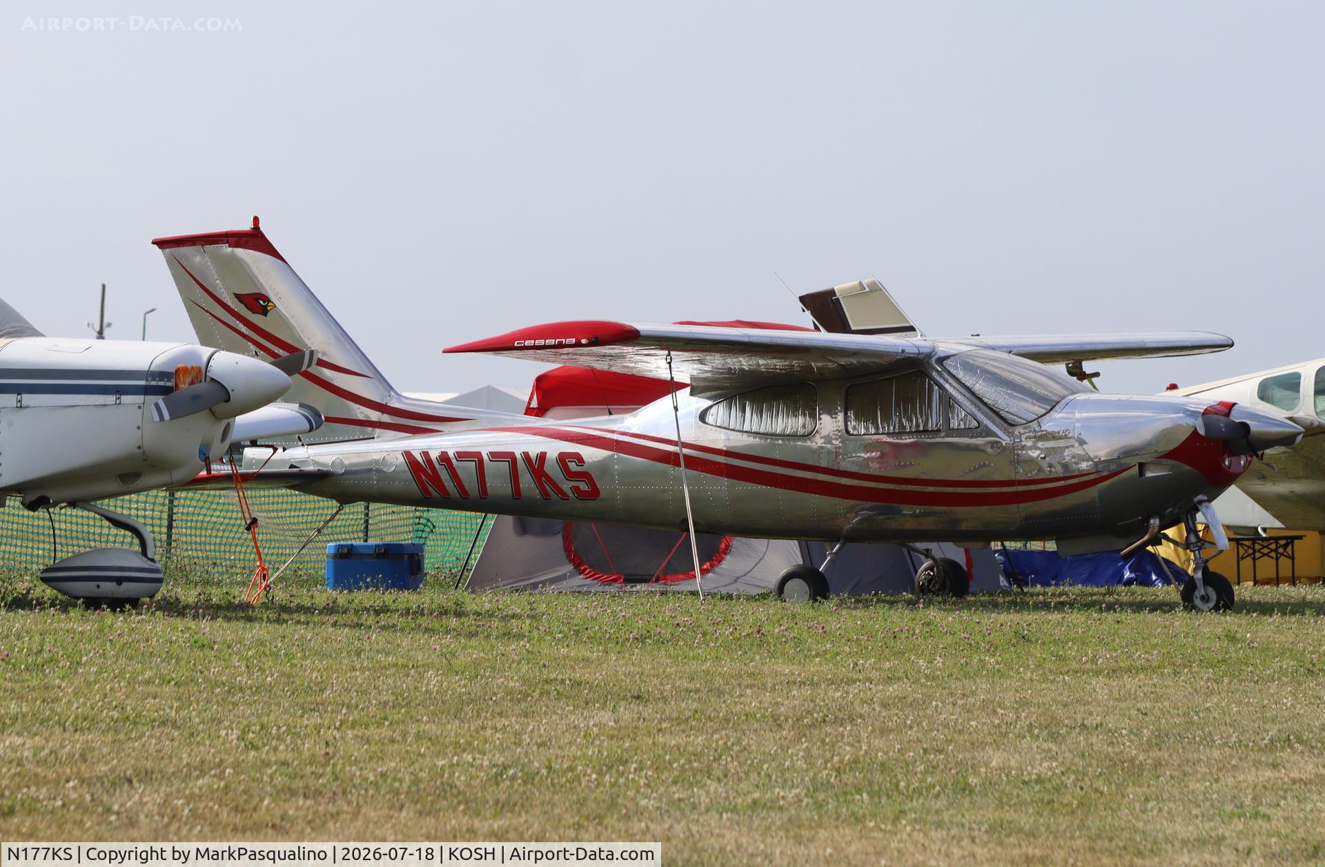 Aircraft N177KS, 1972 Cessna 177RG Cardinal, c/n 177RG0275, Cessna 177RG, at KOSH, photo by MarkPasqualino
