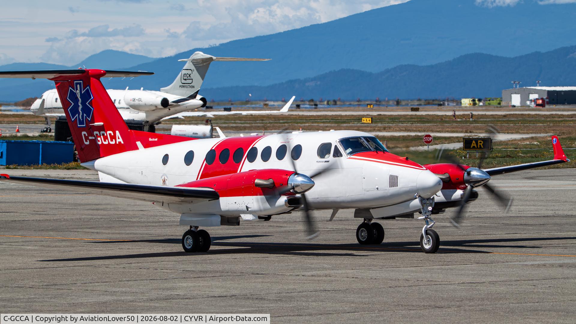 Aircraft C-GCCA, 2025 Textron (Beechcraft) King Air 360CER, c/n FM-129, Carson Air King Air 360CER, at CYVR, photo by AviationLover50