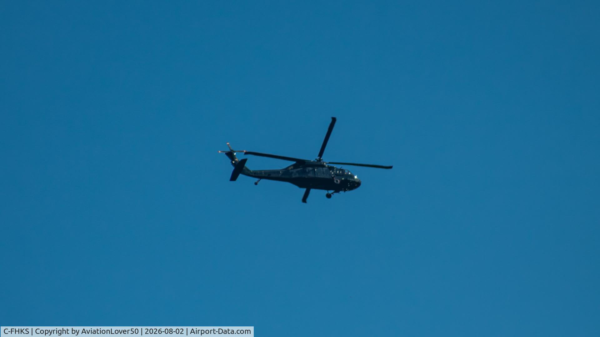 Aircraft C-FHKS, 1985 Sikorsky UH-60A Black Hawk, c/n 70-917, Royal Canadian Mounted Police UH-60A, photo by AviationLover50