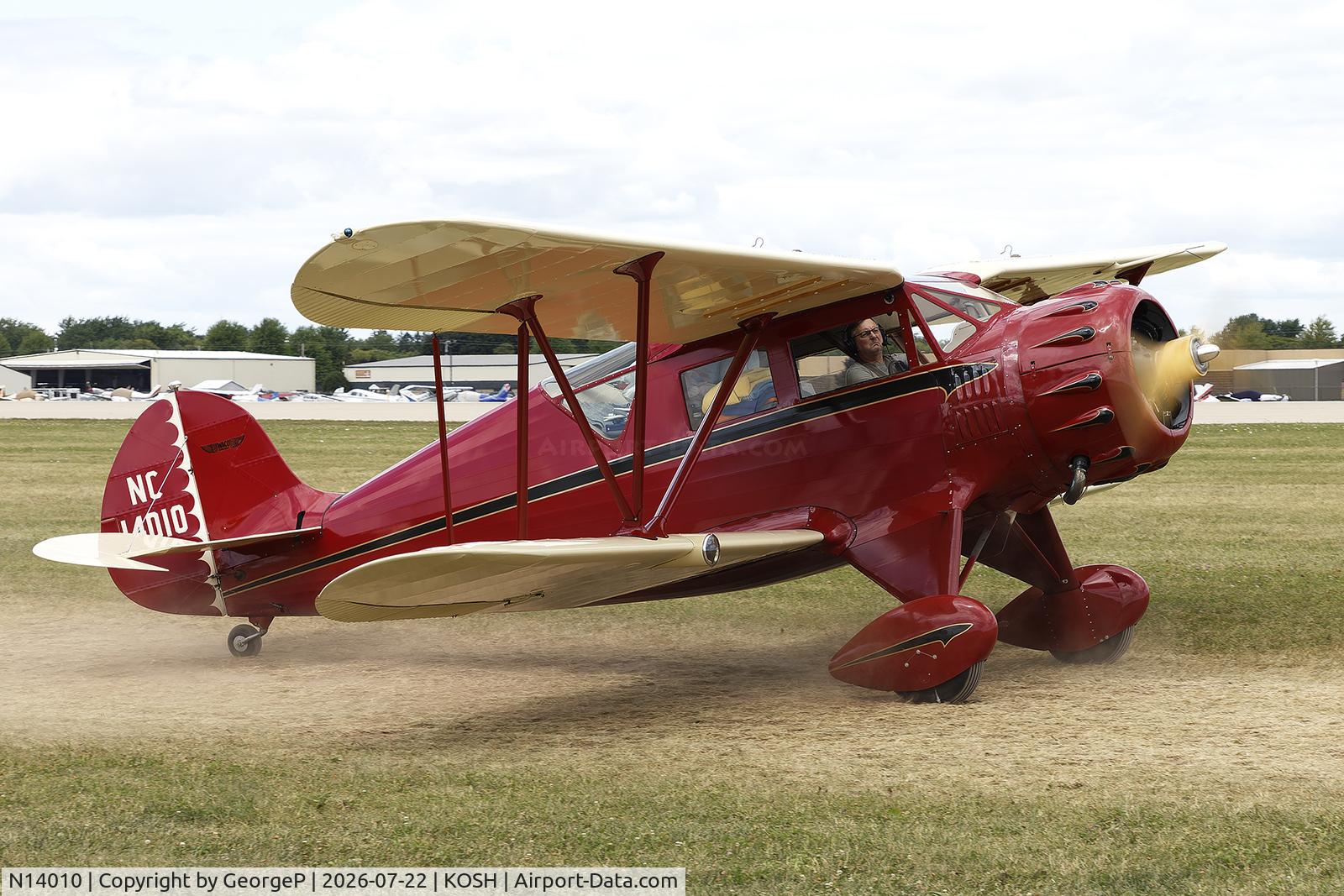 Aircraft N14010, 1934 Waco UKC, c/n 3851, Airventure 2026., at KOSH, photo by GeorgeP