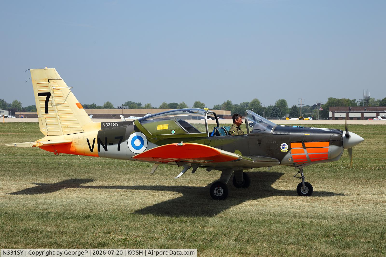 Aircraft N331SY, 1980 Valmet OY L70 Vinka, c/n 7, Airventure 2026., at KOSH, photo by GeorgeP
