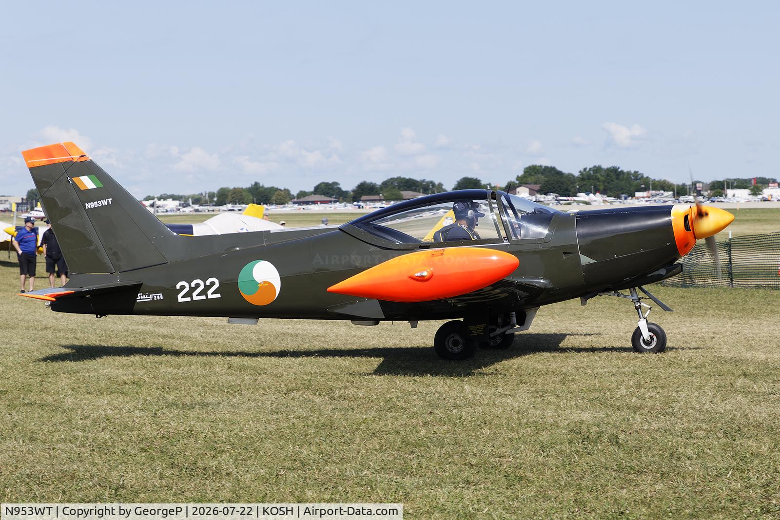 Aircraft N953WT, 1976 SIAI-Marchetti SF-260W Warrior, c/n 289/24-01, Airventure 2026., at KOSH, photo by GeorgeP