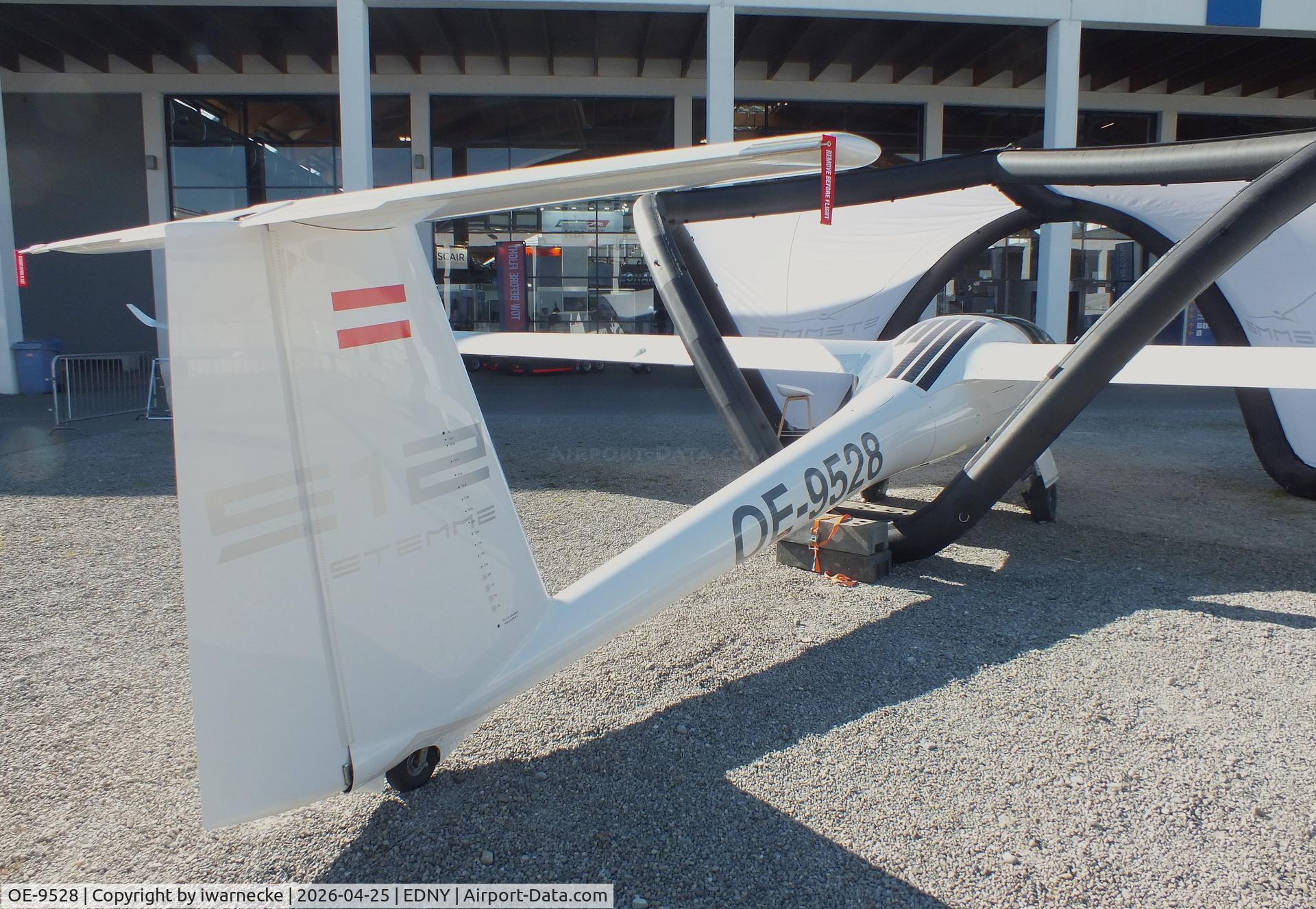 Aircraft OE-9528, Stemme S-12 Twin Voyager, c/n 12-054, Stemme S-12 Twin Voyager at the AERO 2026, Friedrichshafen, at EDNY, photo by iwarnecke