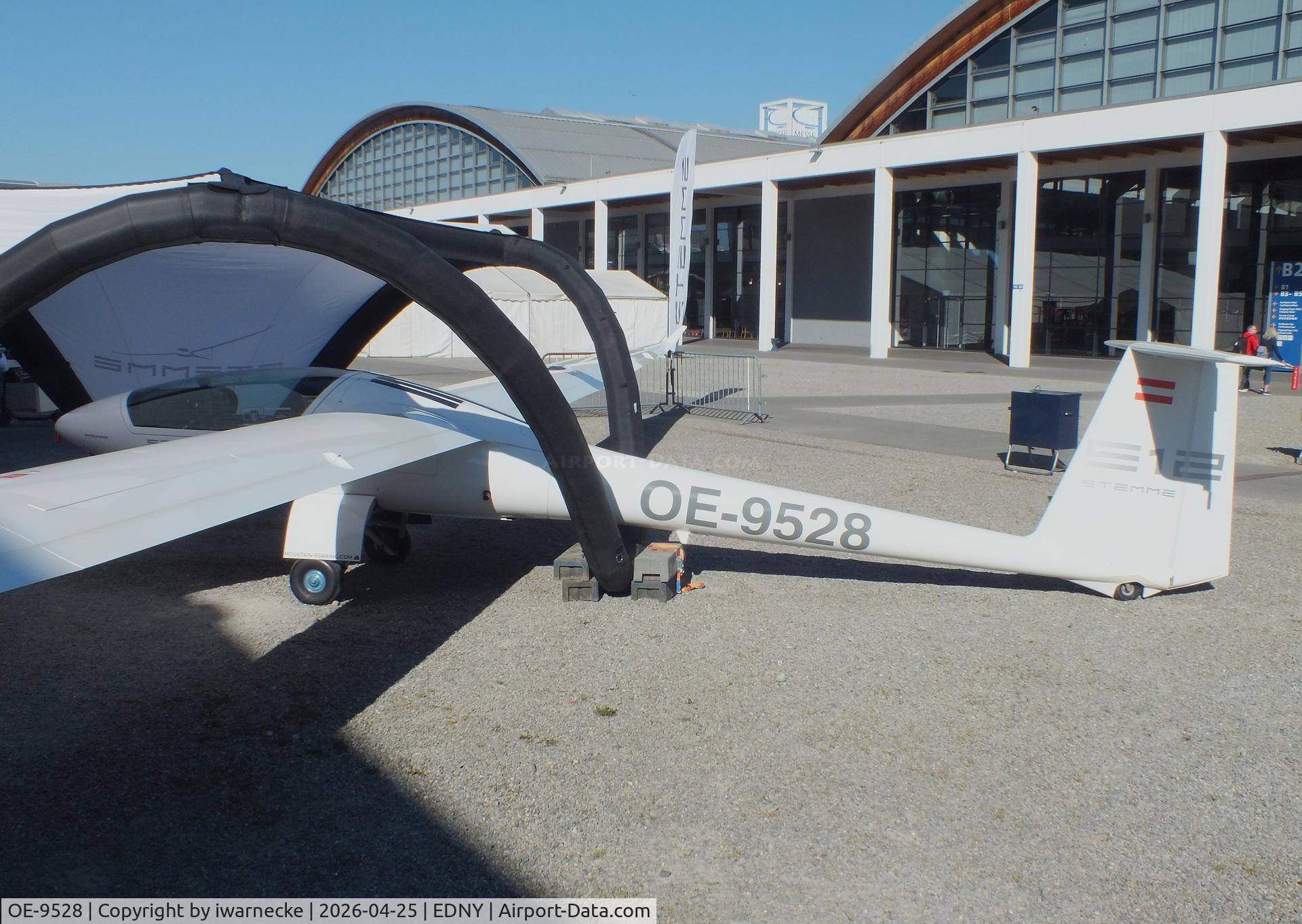 Aircraft OE-9528, Stemme S-12 Twin Voyager, c/n 12-054, Stemme S-12 Twin Voyager at the AERO 2026, Friedrichshafen, at EDNY, photo by iwarnecke