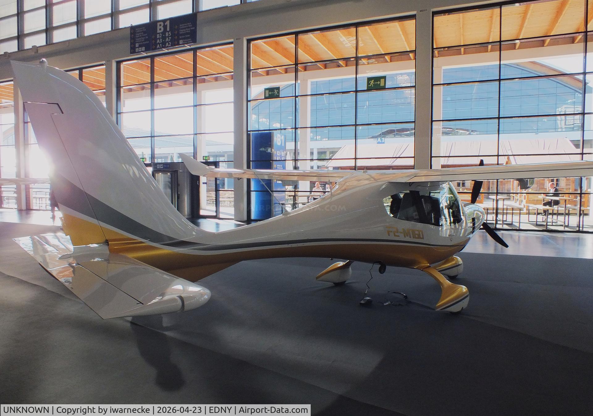 Aircraft UNKNOWN, Flight Design F2-M160, c/n not found_FlightDesign F2-M160, Flight Design F2-M160 at the AERO 2026, Friedrichshafen, at EDNY, photo by iwarnecke