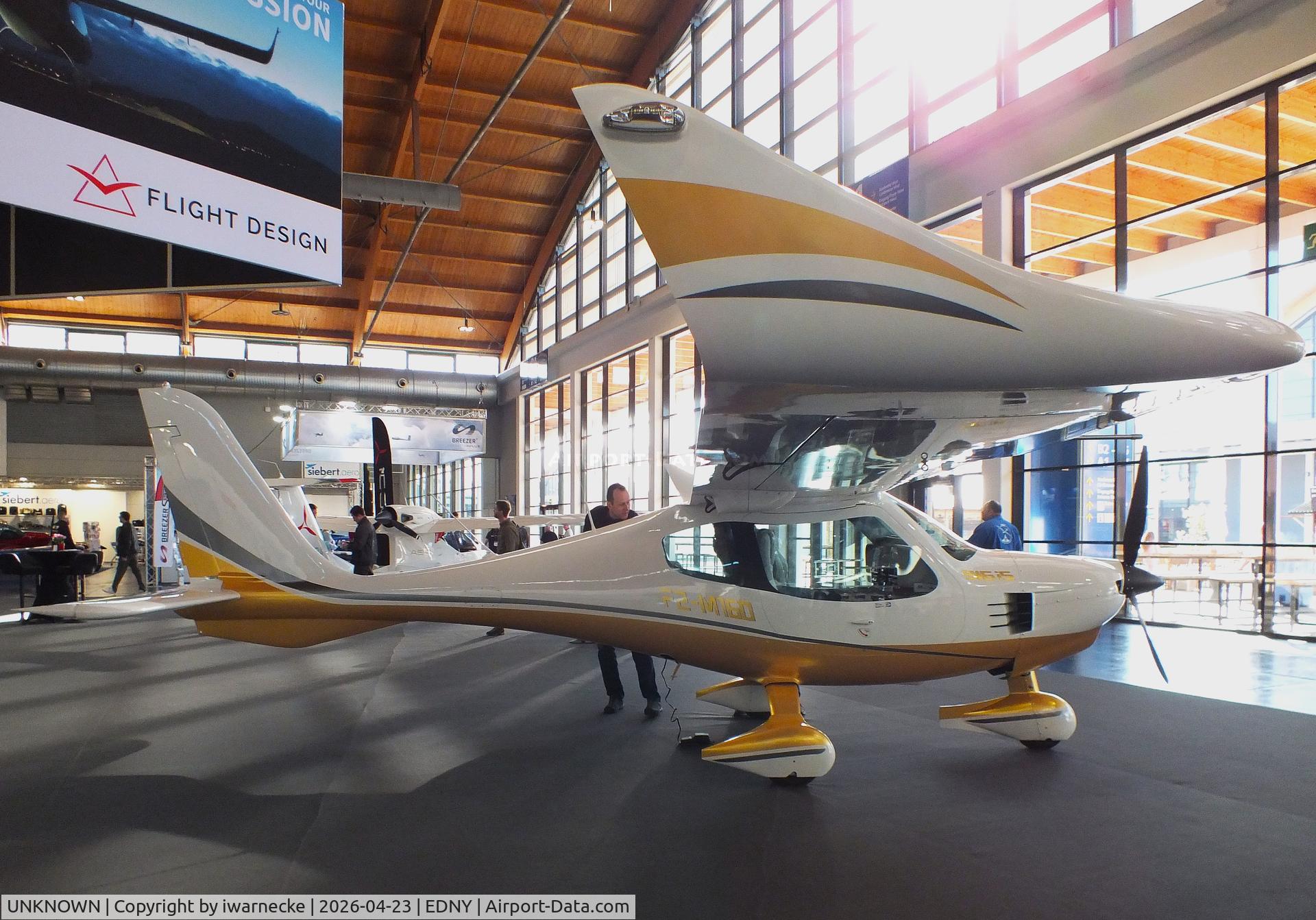 Aircraft UNKNOWN, Flight Design F2-M160, c/n not found_FlightDesign F2-M160, Flight Design F2-M160 at the AERO 2026, Friedrichshafen, at EDNY, photo by iwarnecke