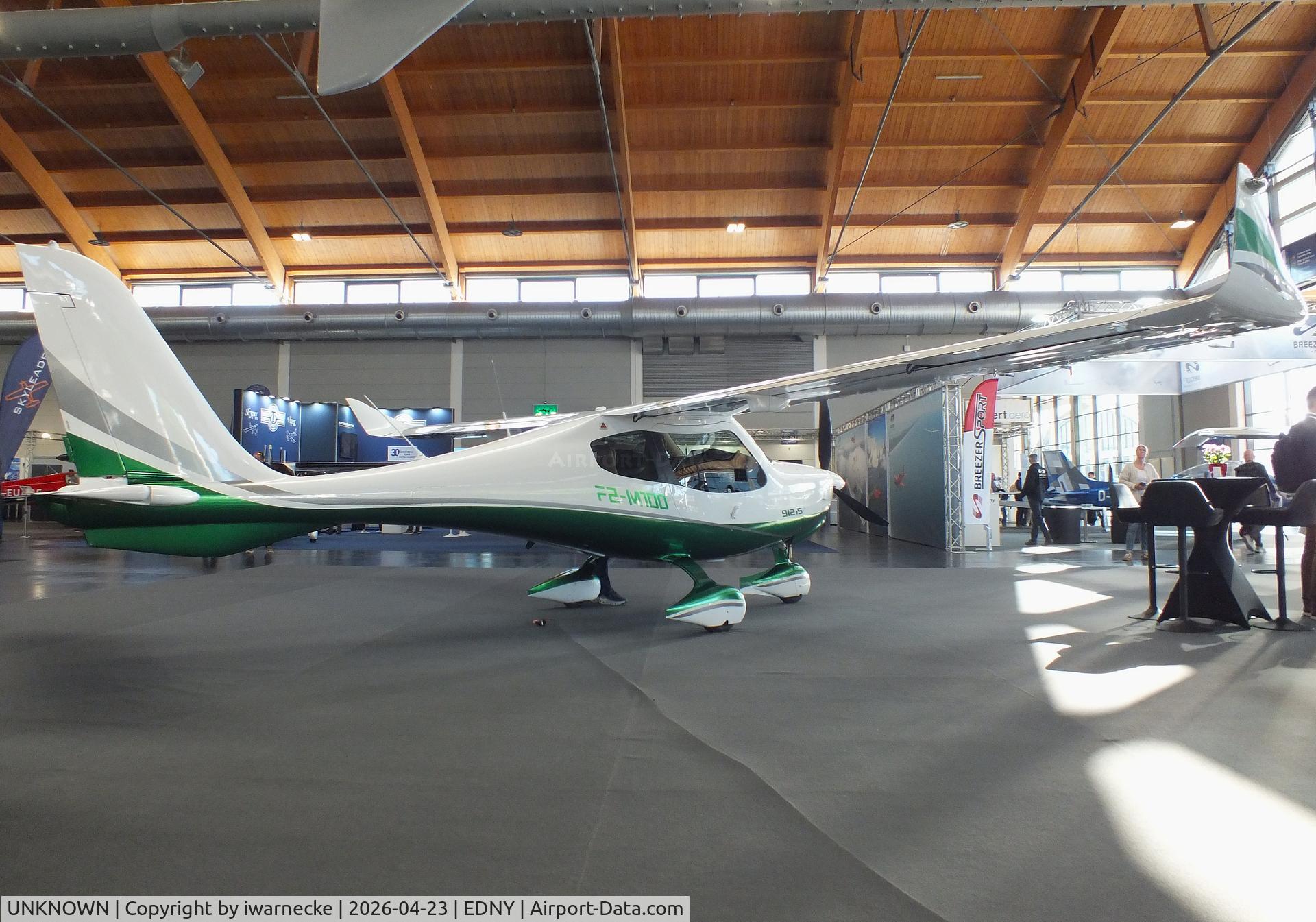 Aircraft UNKNOWN, Flight Design F2-M100, c/n not found_FlightDesign F2-M100, Flight Design F2-M100 at the AERO 2026, Friedrichshafen, at EDNY, photo by iwarnecke