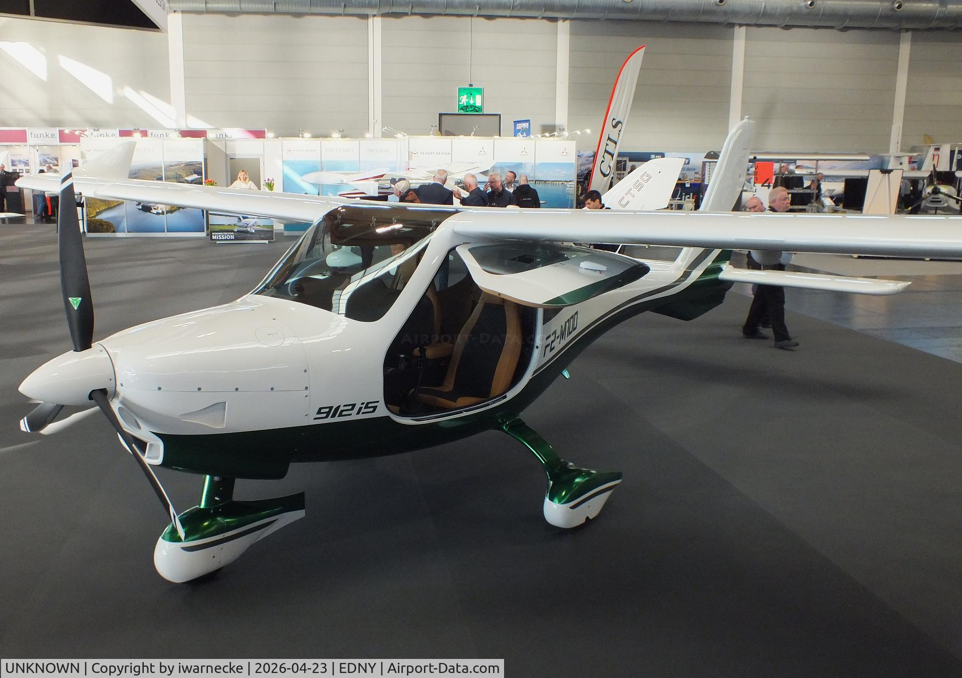 Aircraft UNKNOWN, Flight Design F2-M100, c/n not found_FlightDesign F2-M100, Flight Design F2-M100 at the AERO 2026, Friedrichshafen, at EDNY, photo by iwarnecke