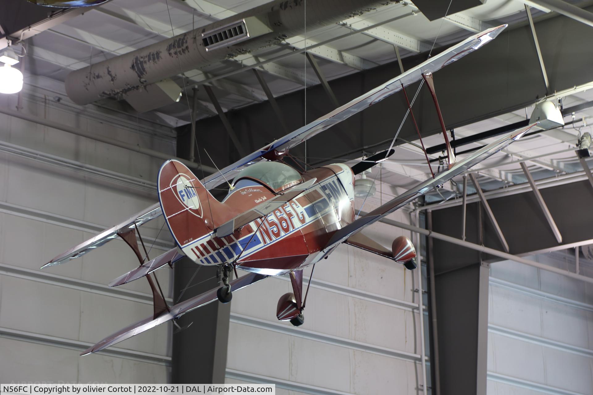 Aircraft N56FC, 1991 Christen Pitts S-2B Special, c/n 5207, air museum display, at DAL, photo by olivier Cortot