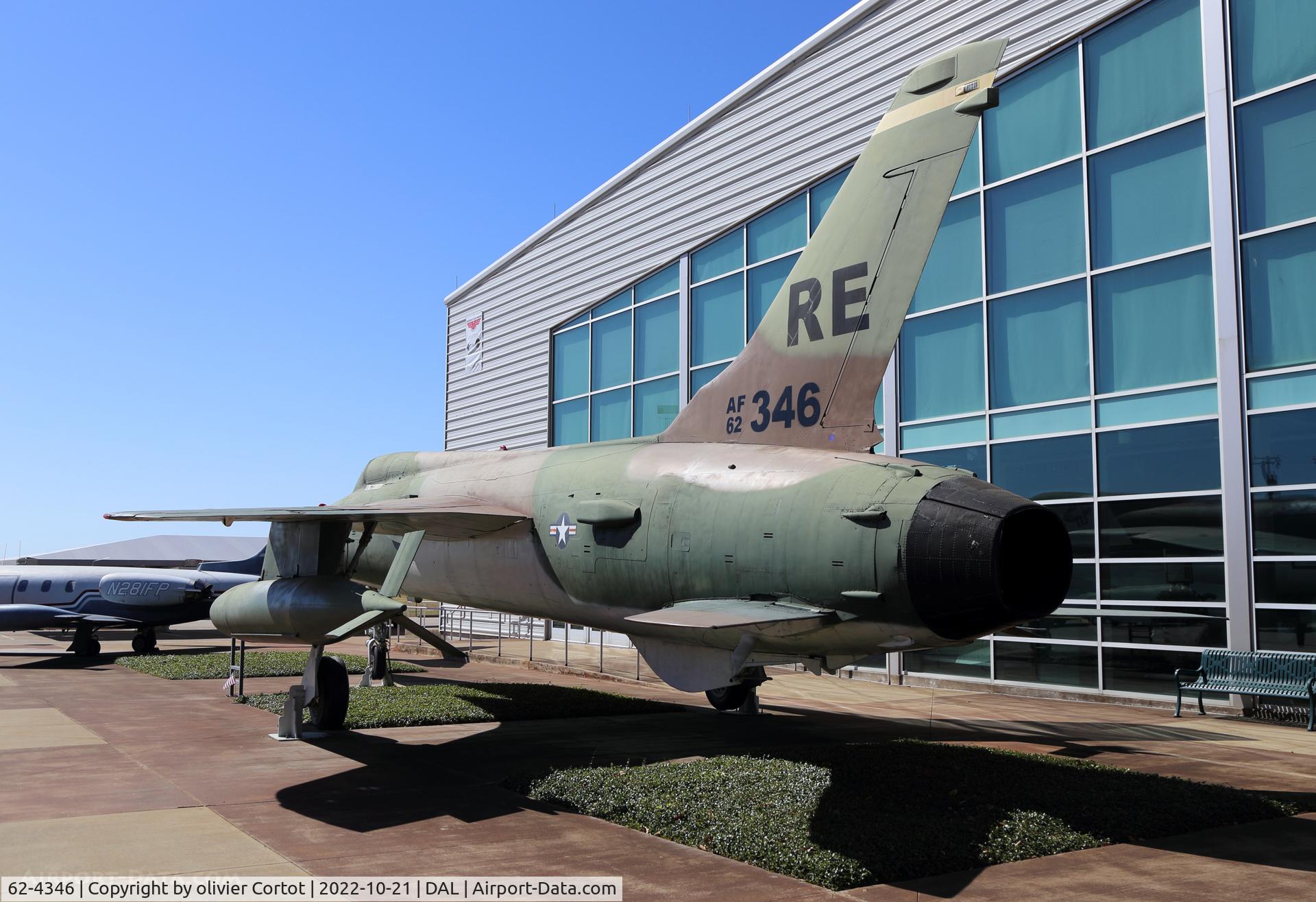 Aircraft 62-4346, 1962 Republic F-105D Thunderchief, c/n D525, 2022, at DAL, photo by olivier Cortot